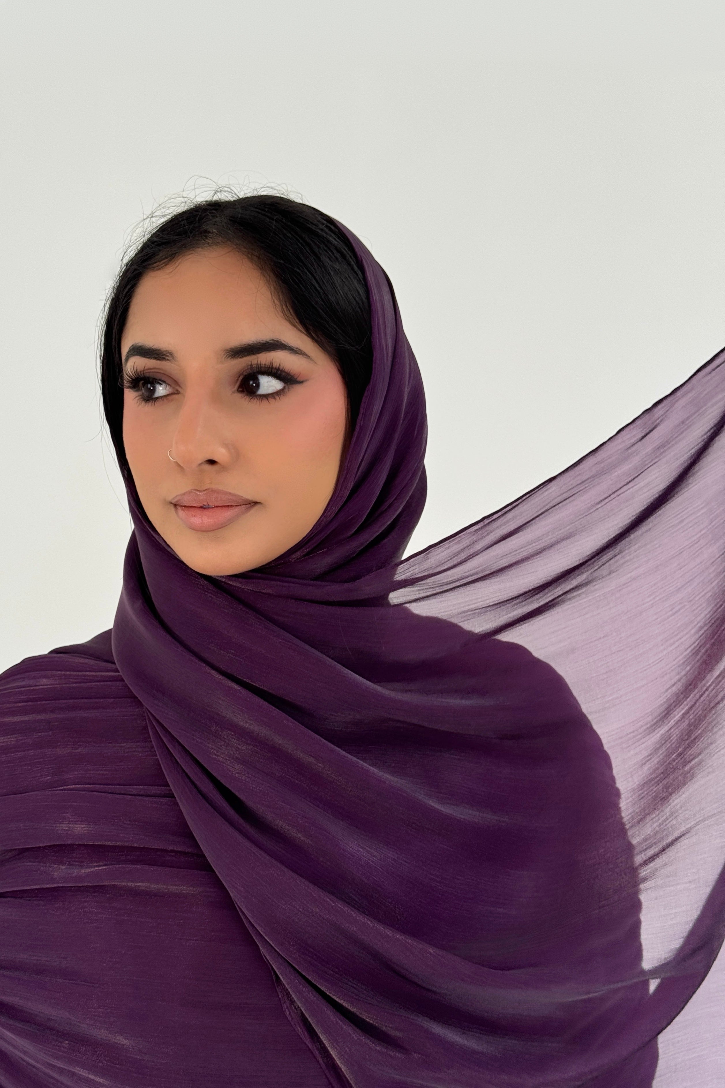Organza Hijab - Purple