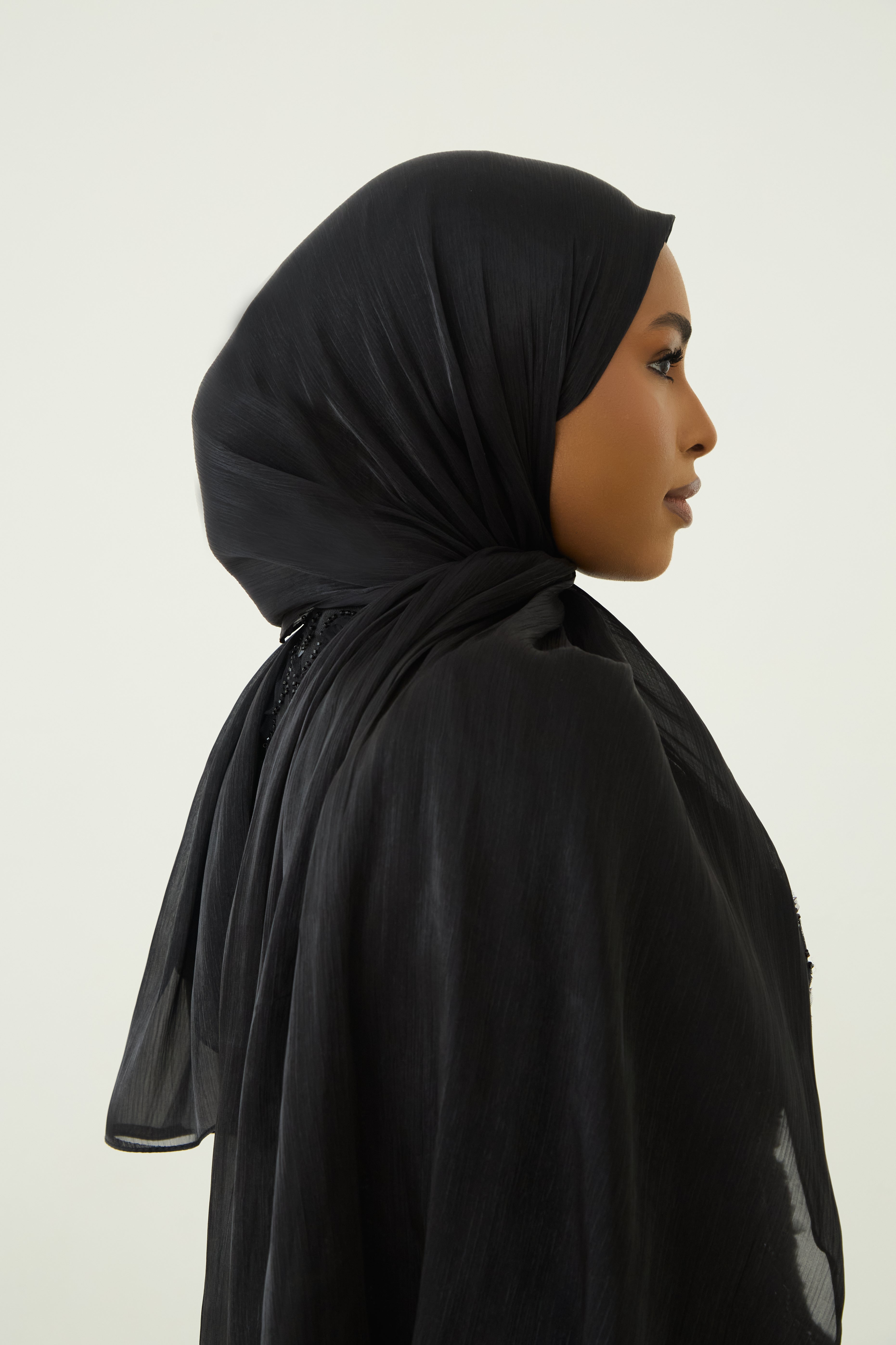 Organza Hijab - Black