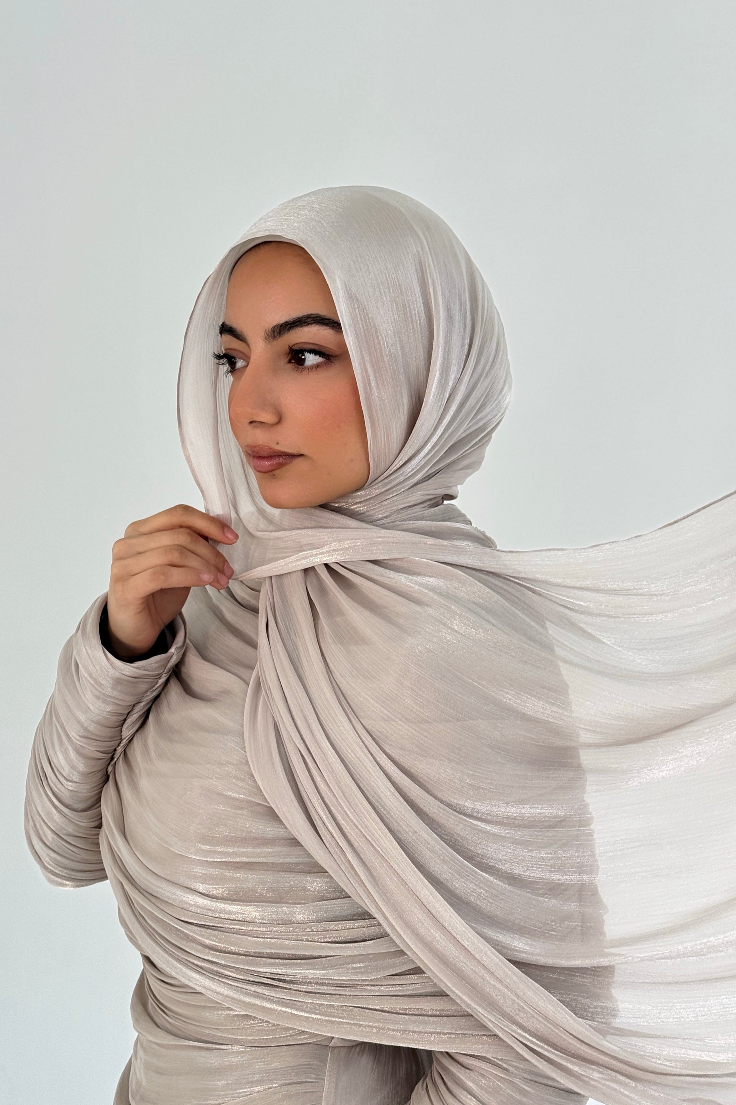 Organza Hijab - Ivory