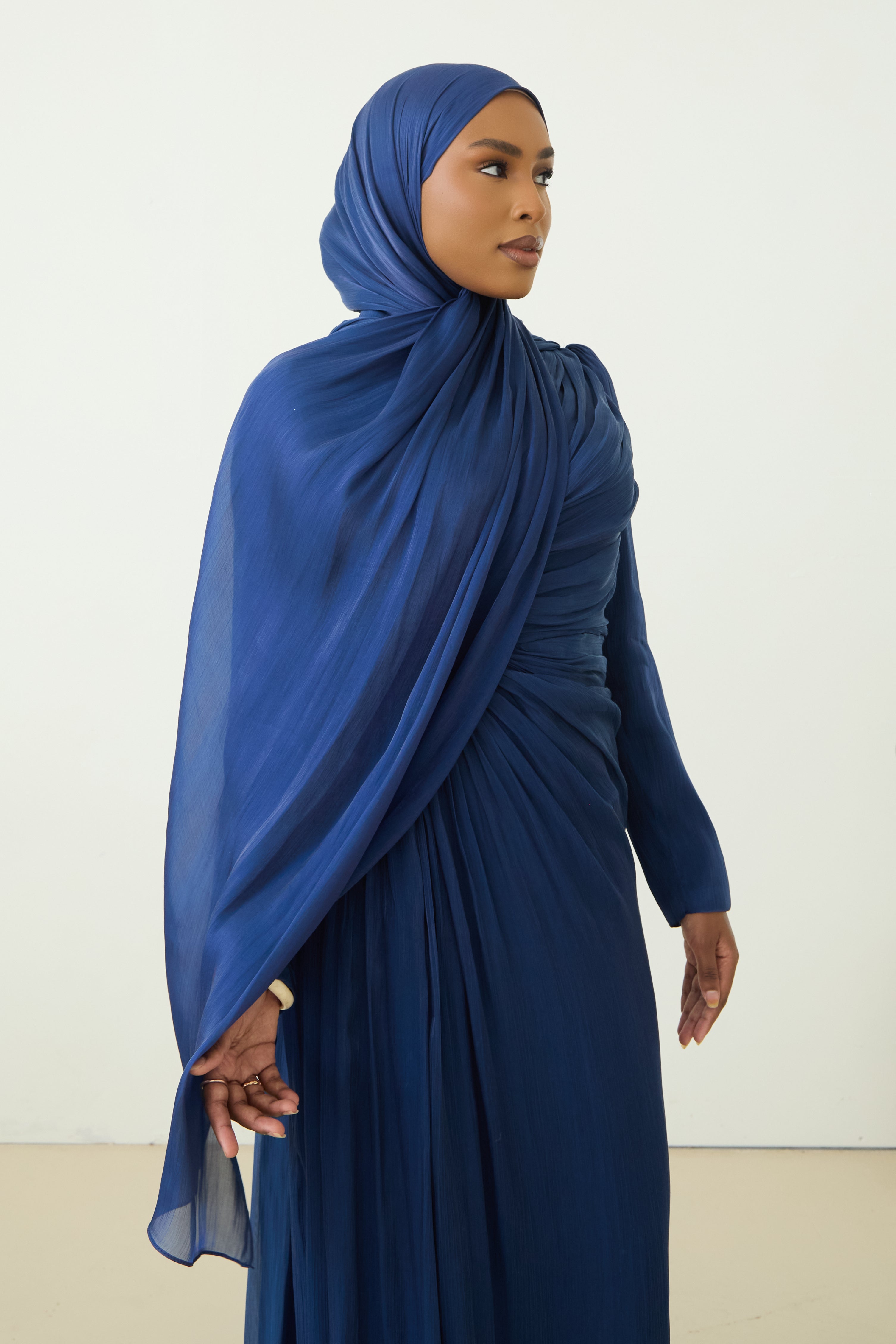 Organza Hijab - Navy