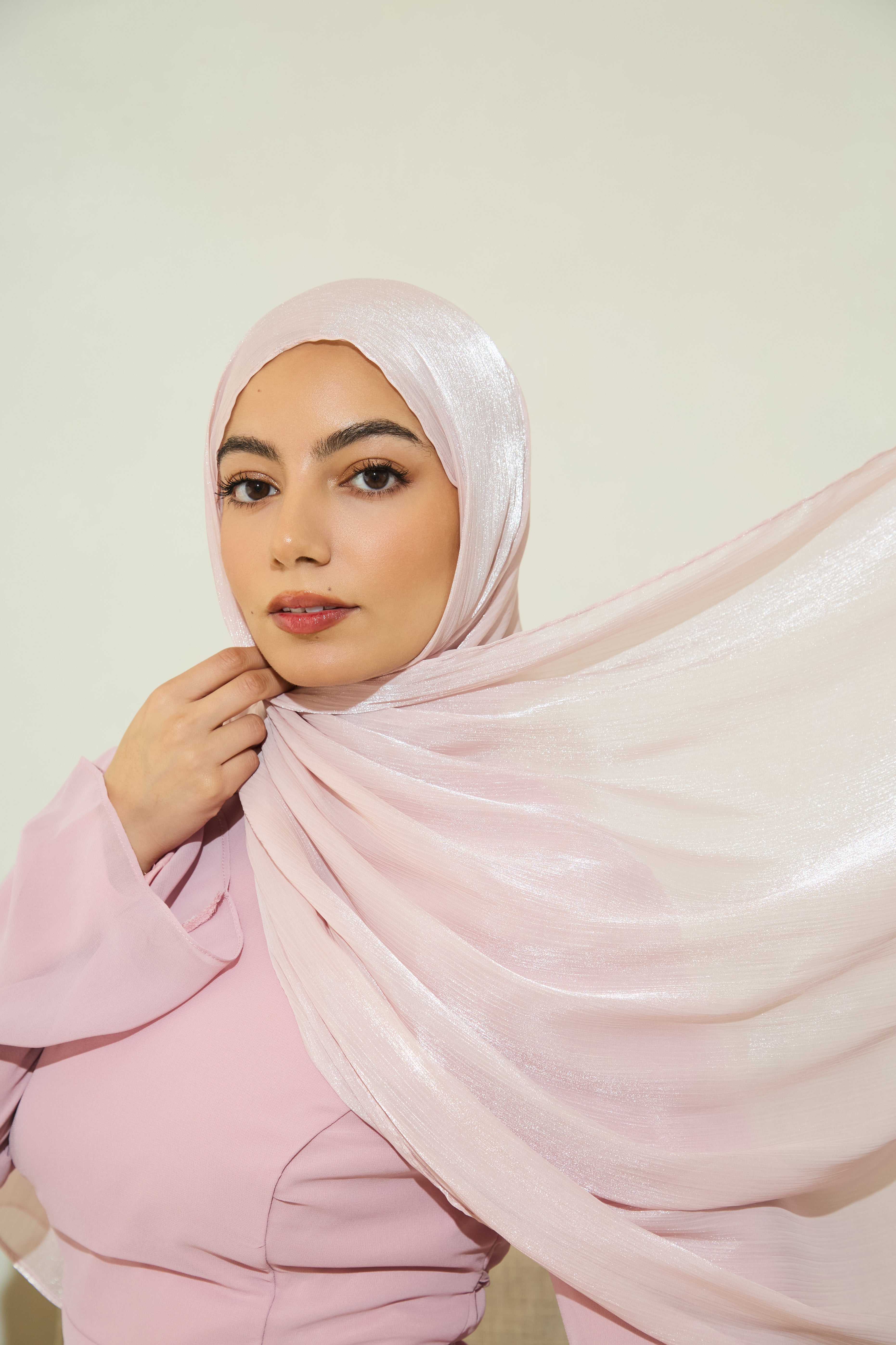 Organza Hijab - Pink