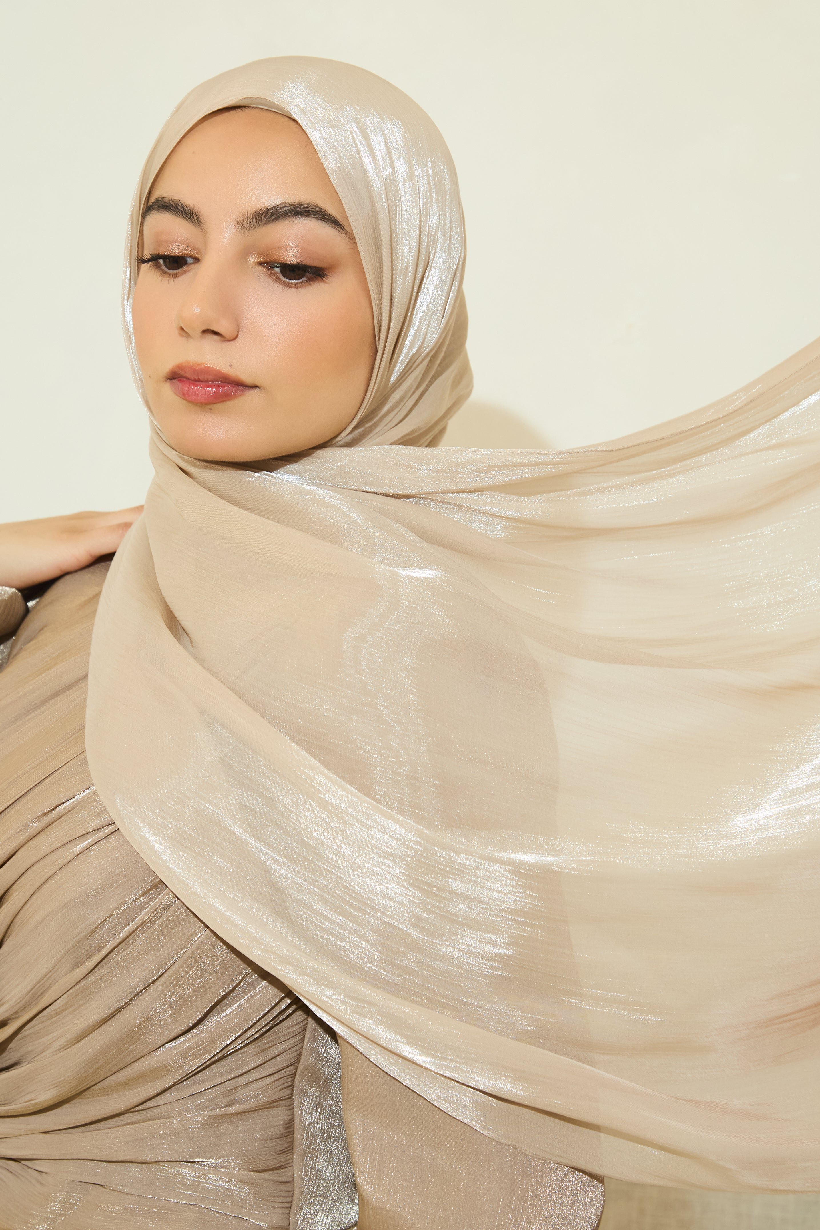 Organza Hijab - Bronze