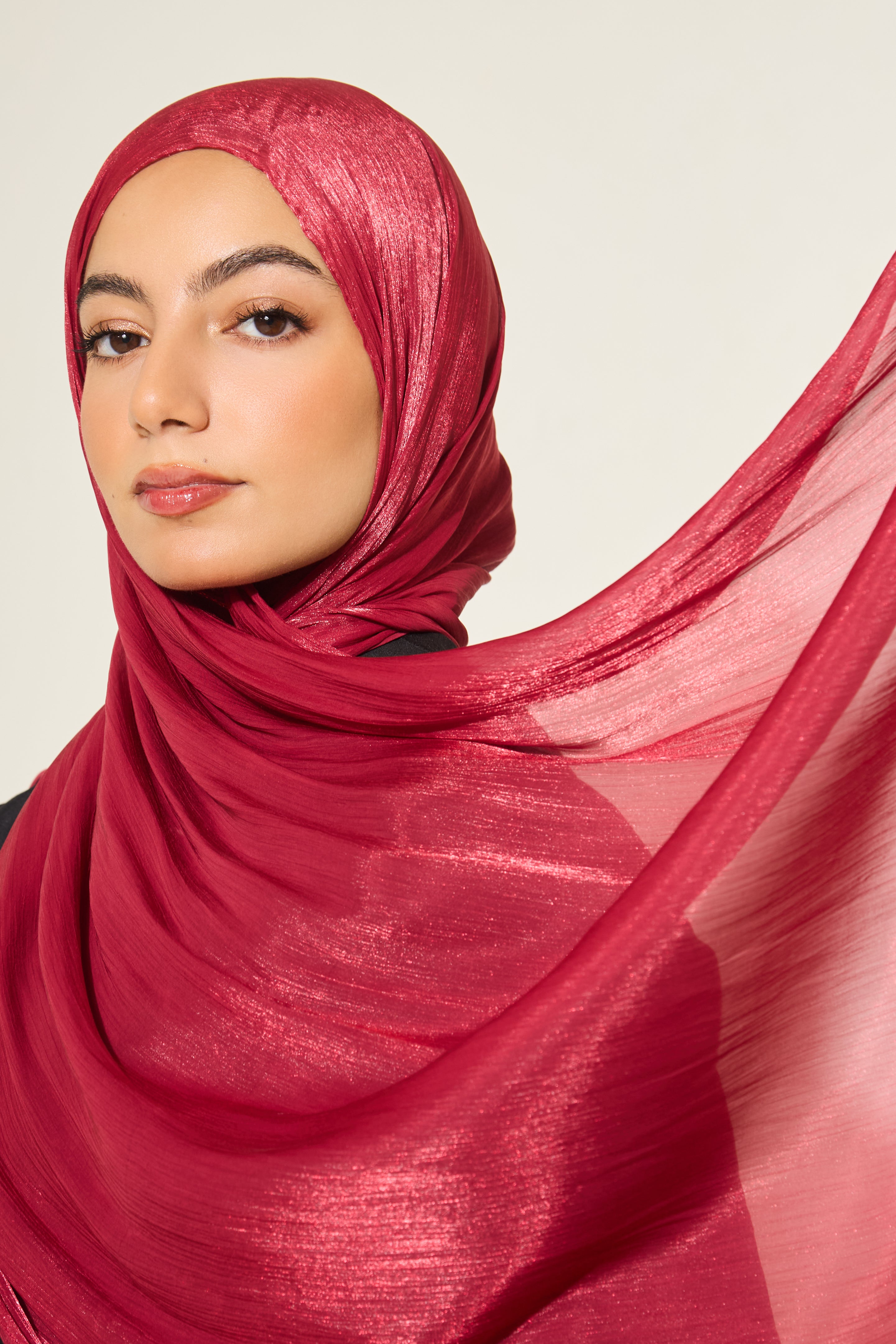 Organza Hijab - Red