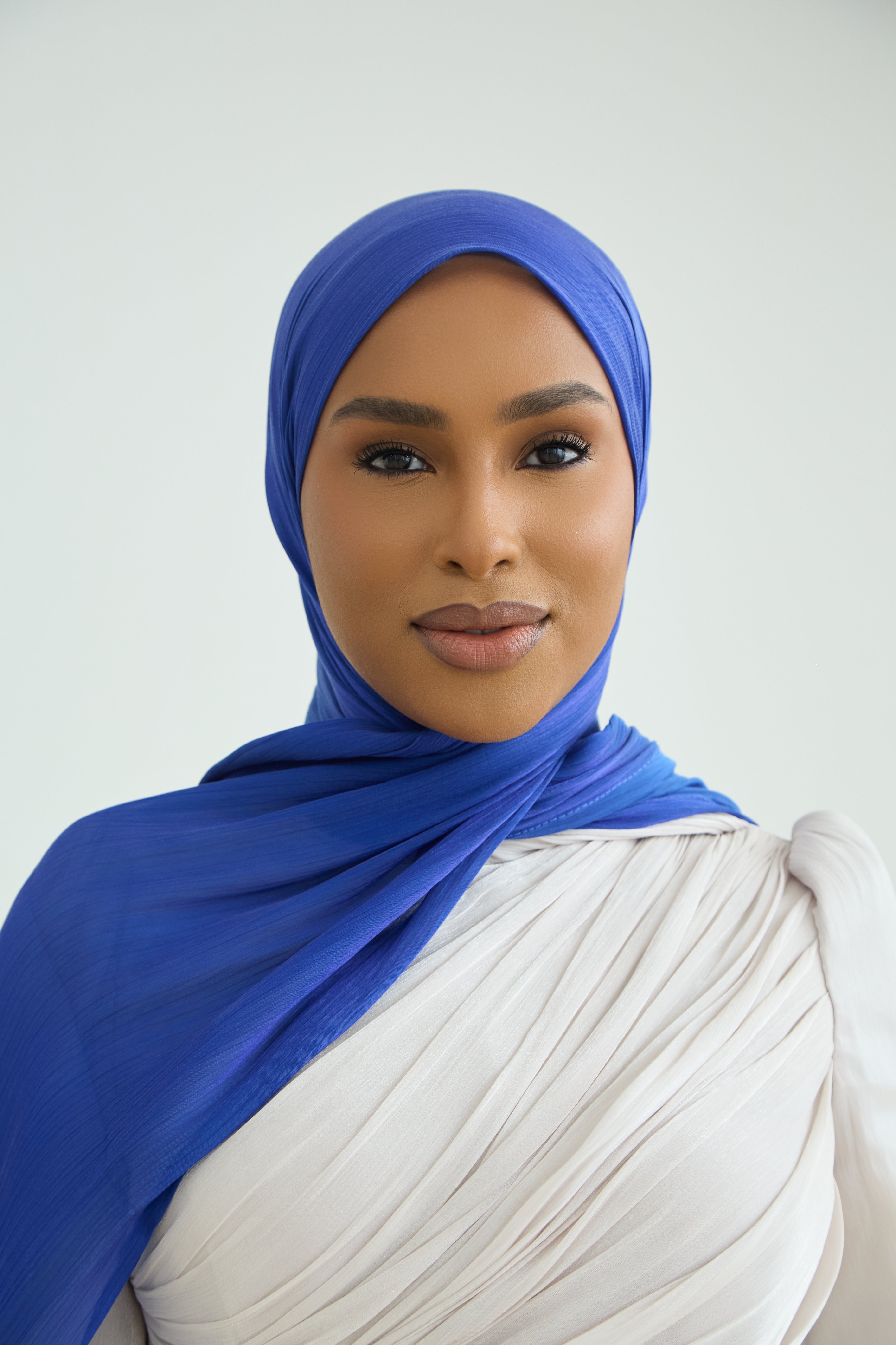 Organza Hijab - Persian Blue