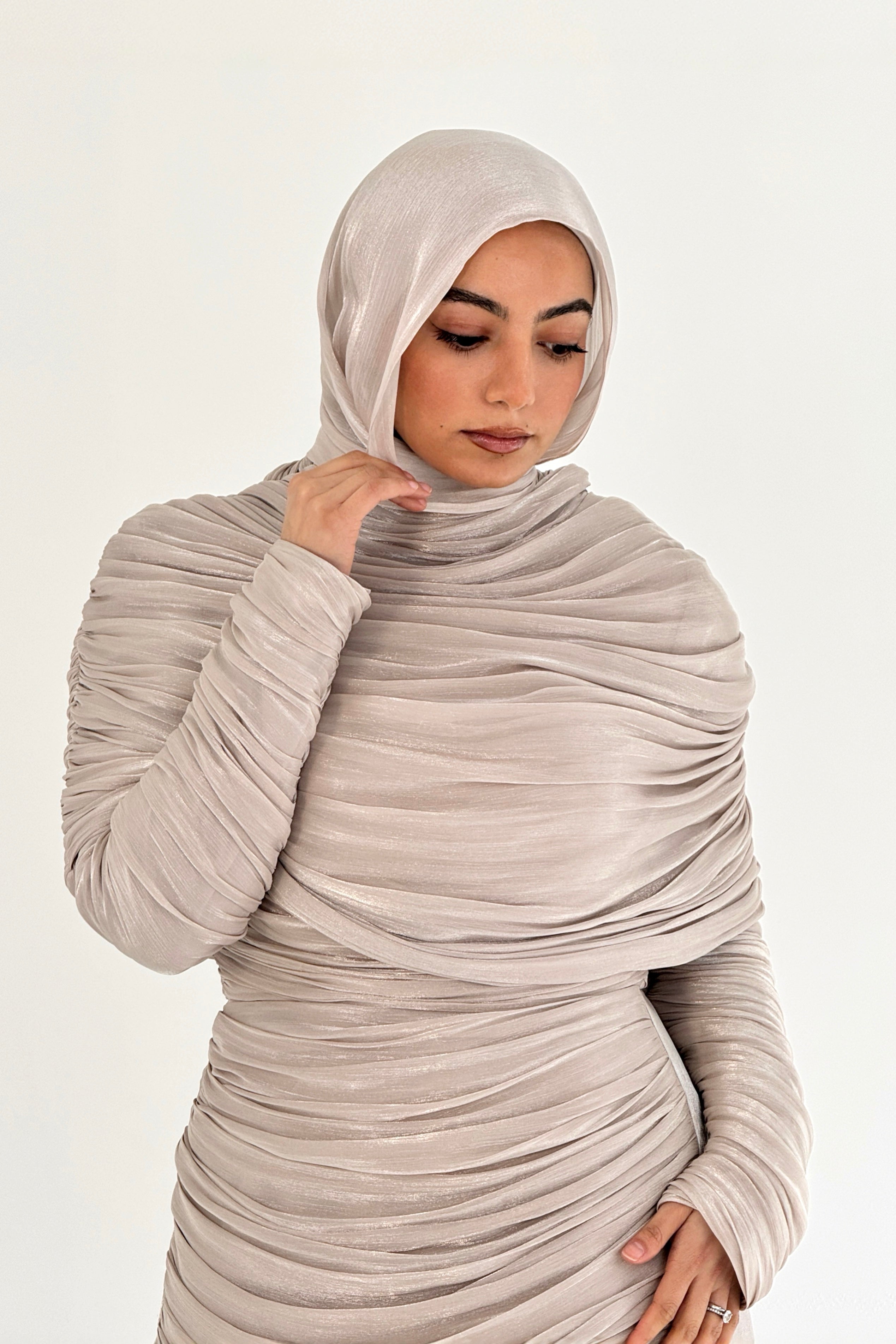 Organza Hijab - Ivory