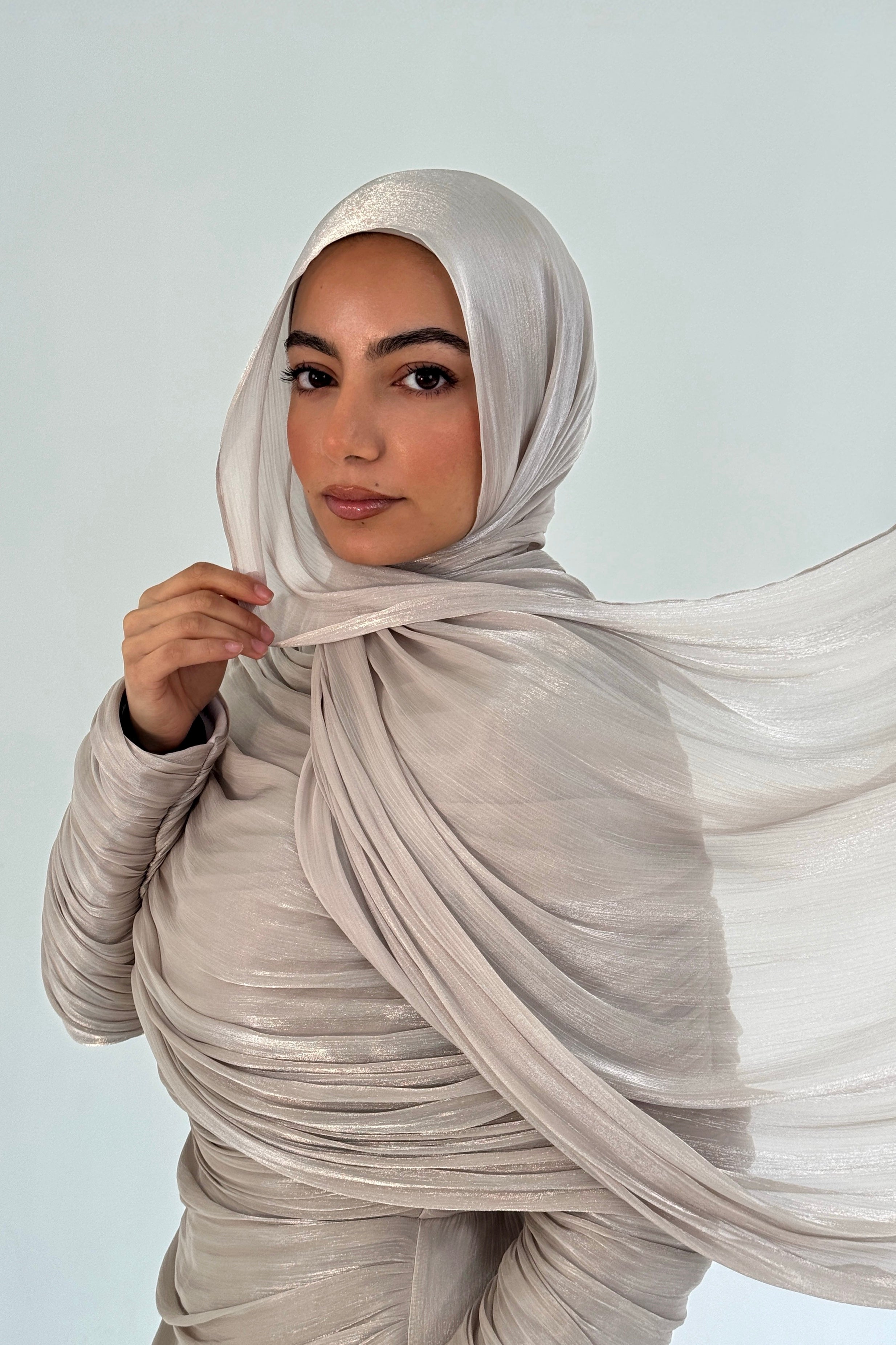 Organza Hijab - Ivory