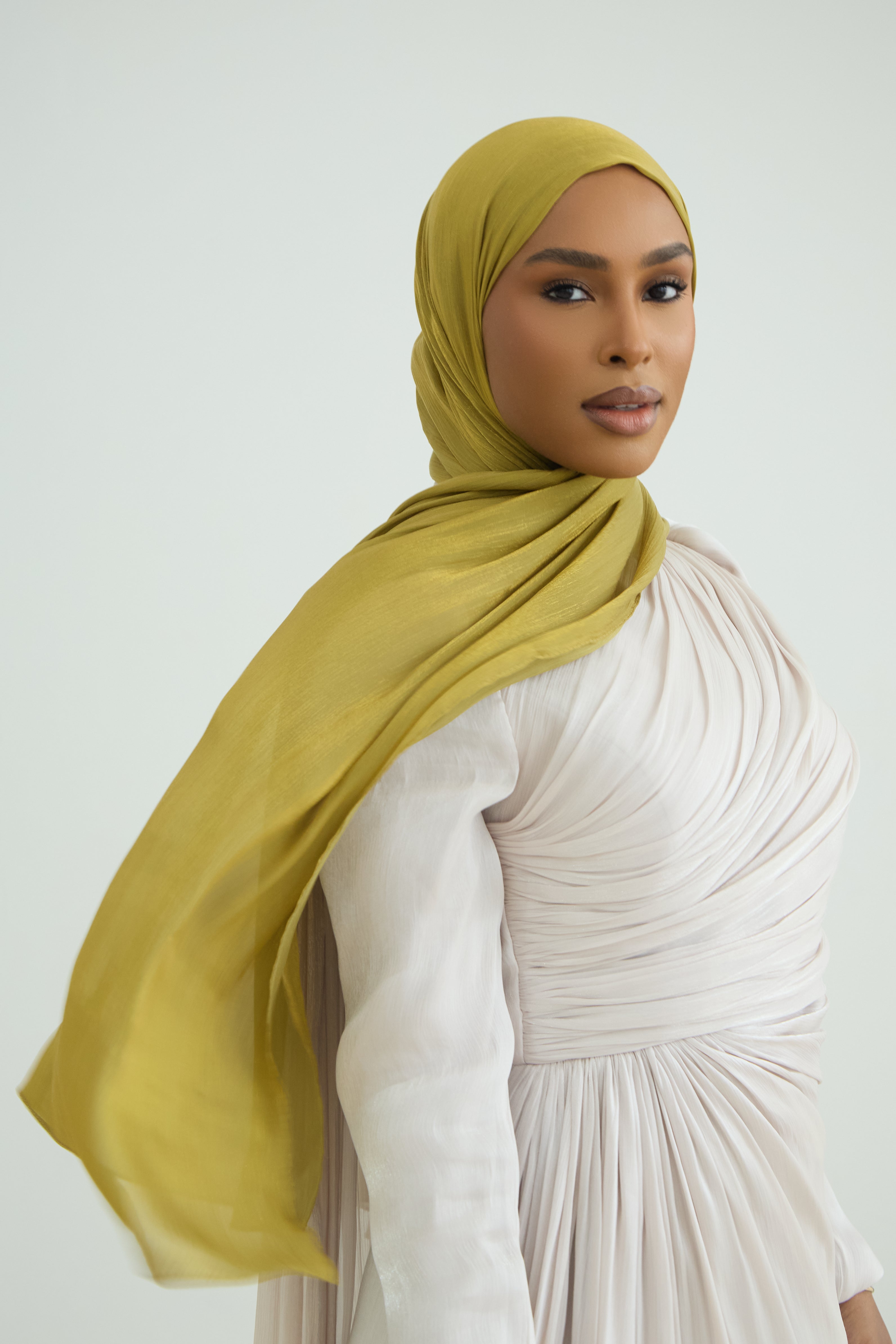 Organza Hijab - Lime