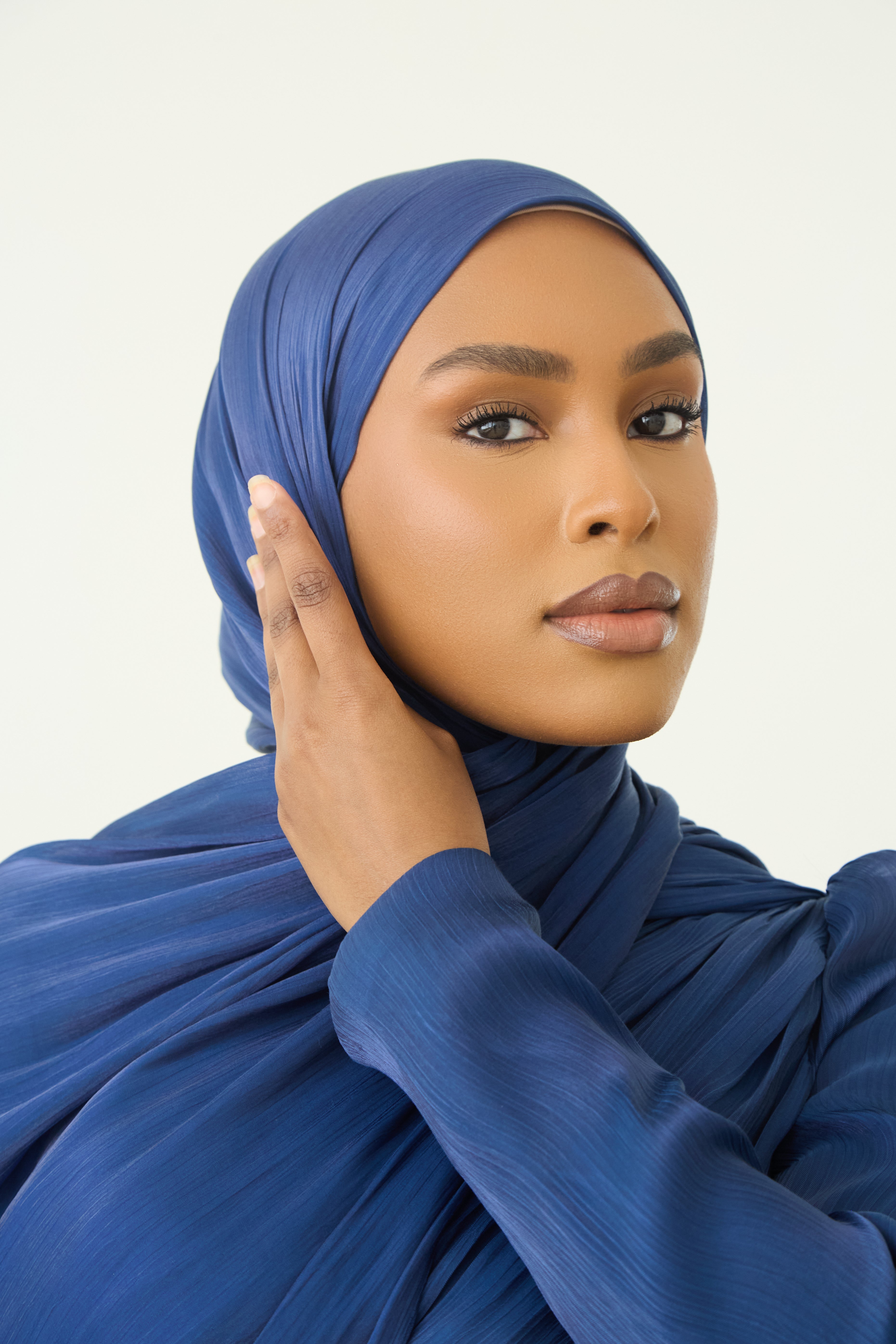 Organza Hijab - Navy
