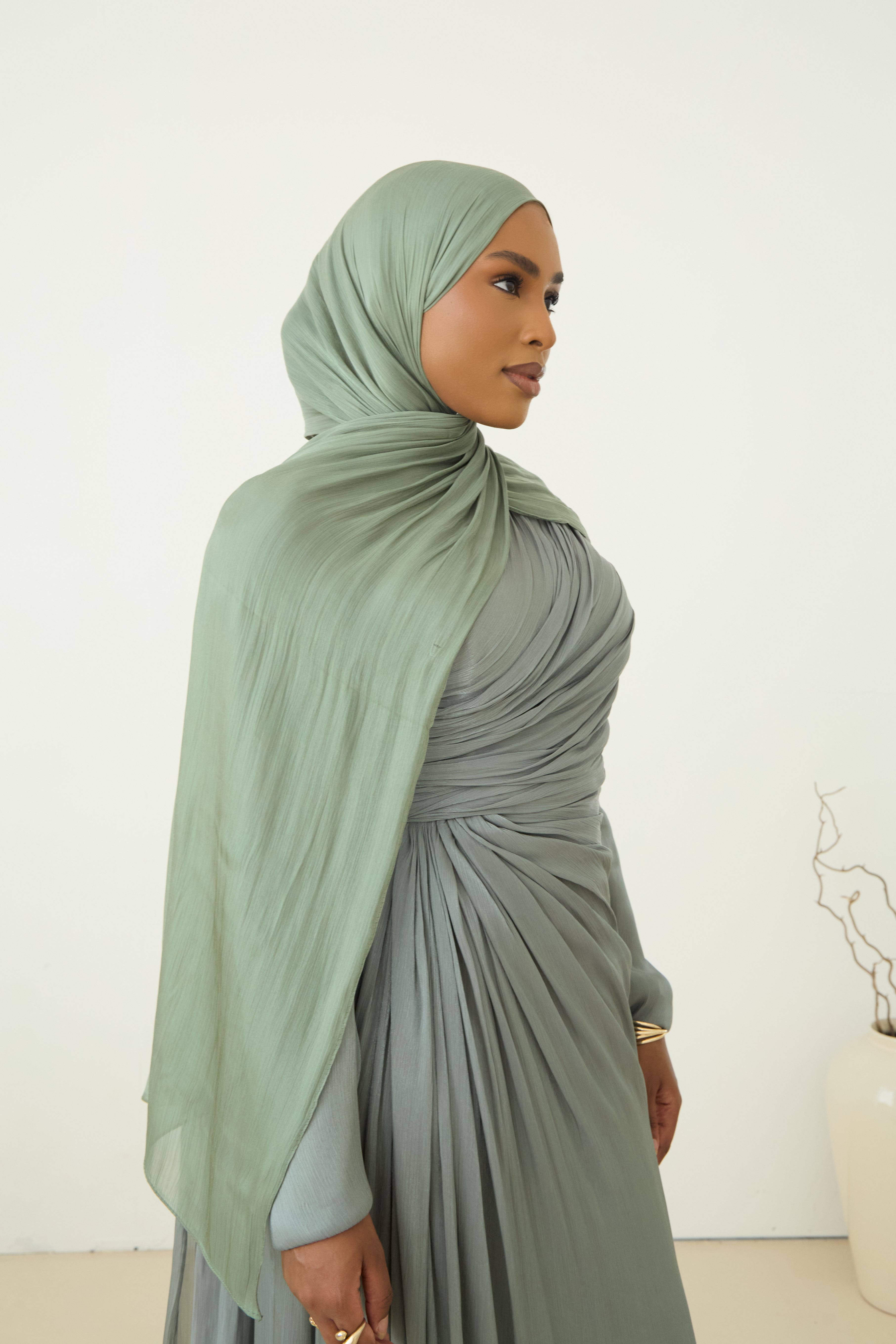 Organza Hijab - Olive
