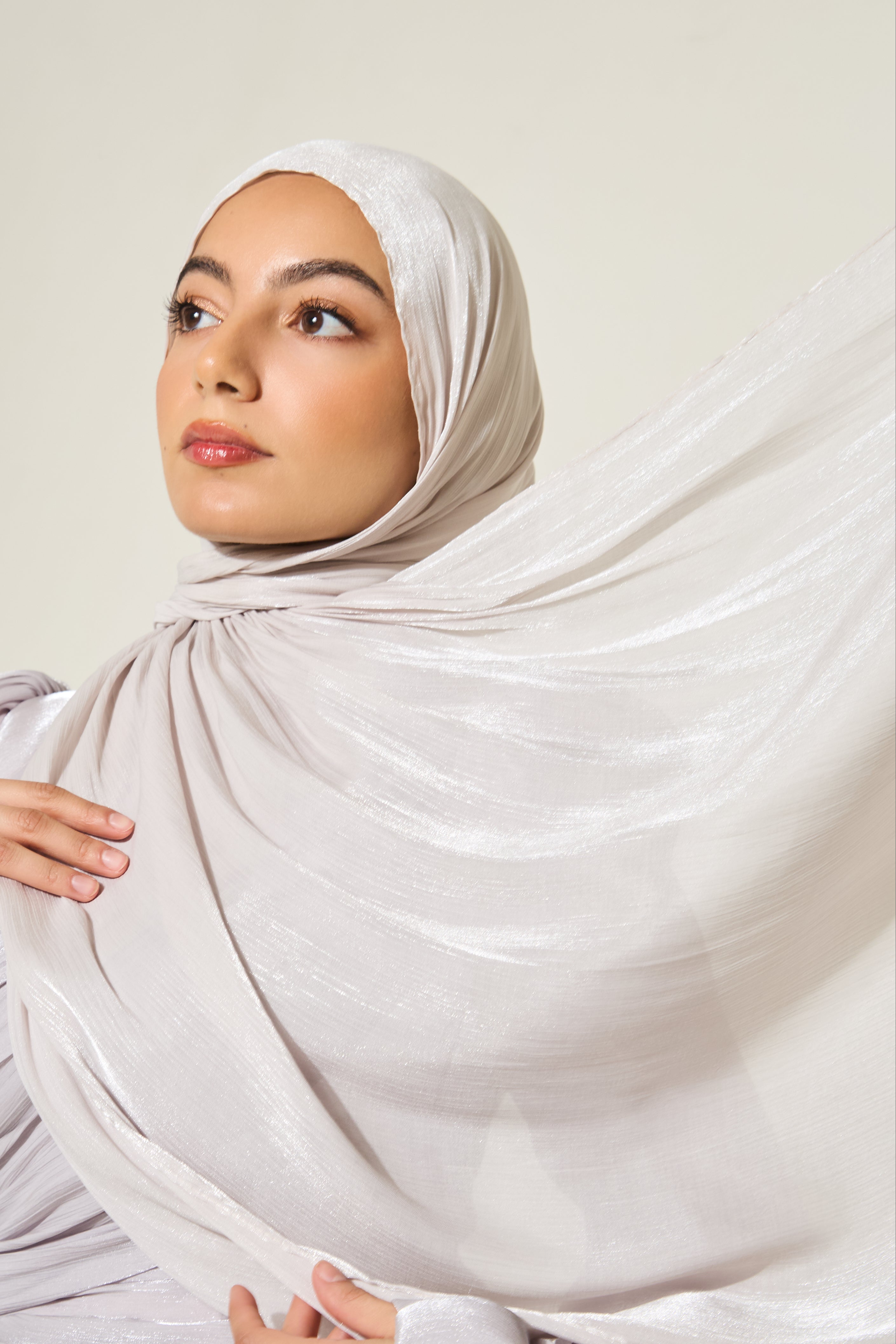 Organza Hijab - Seashell