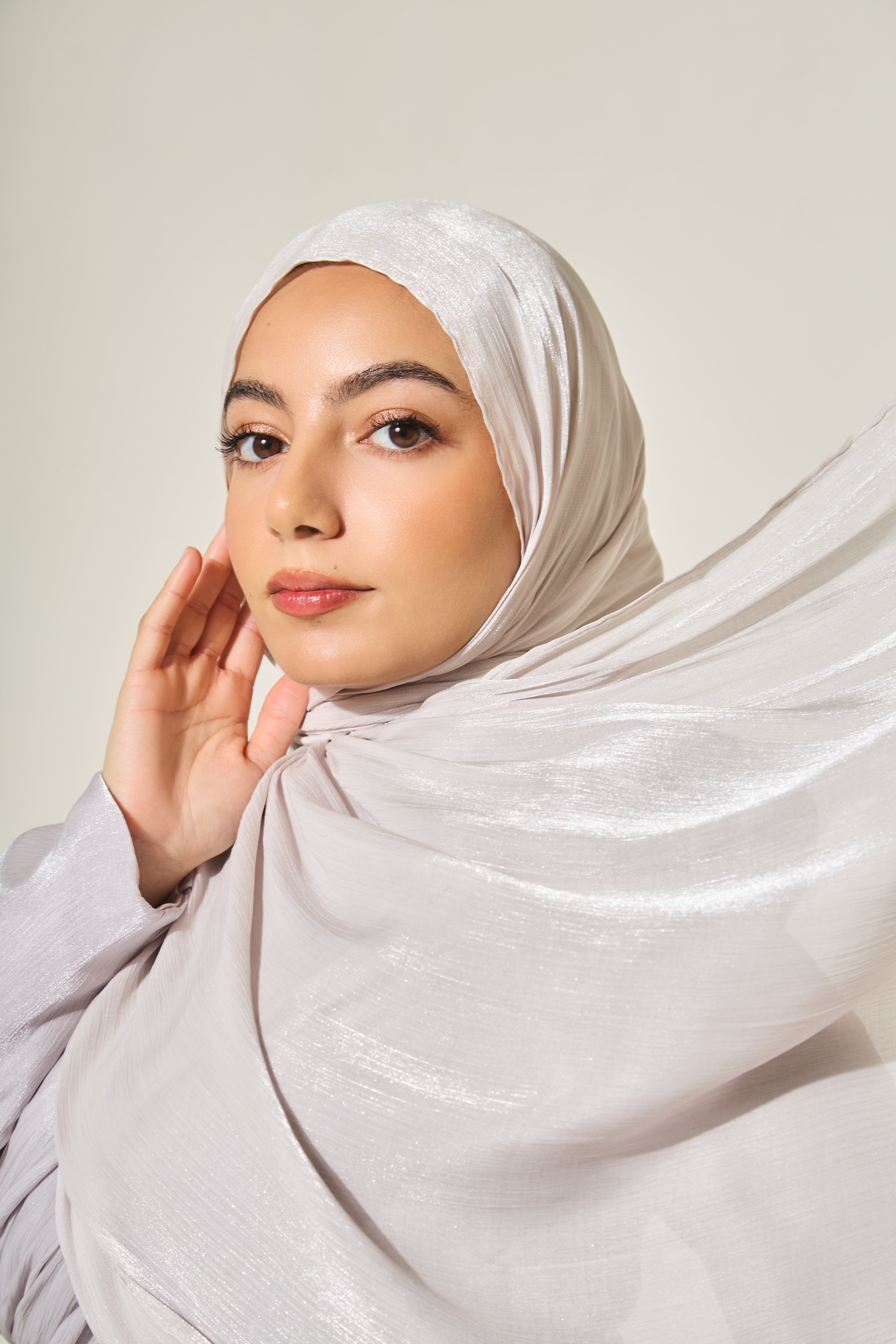 Organza Hijab - Seashell