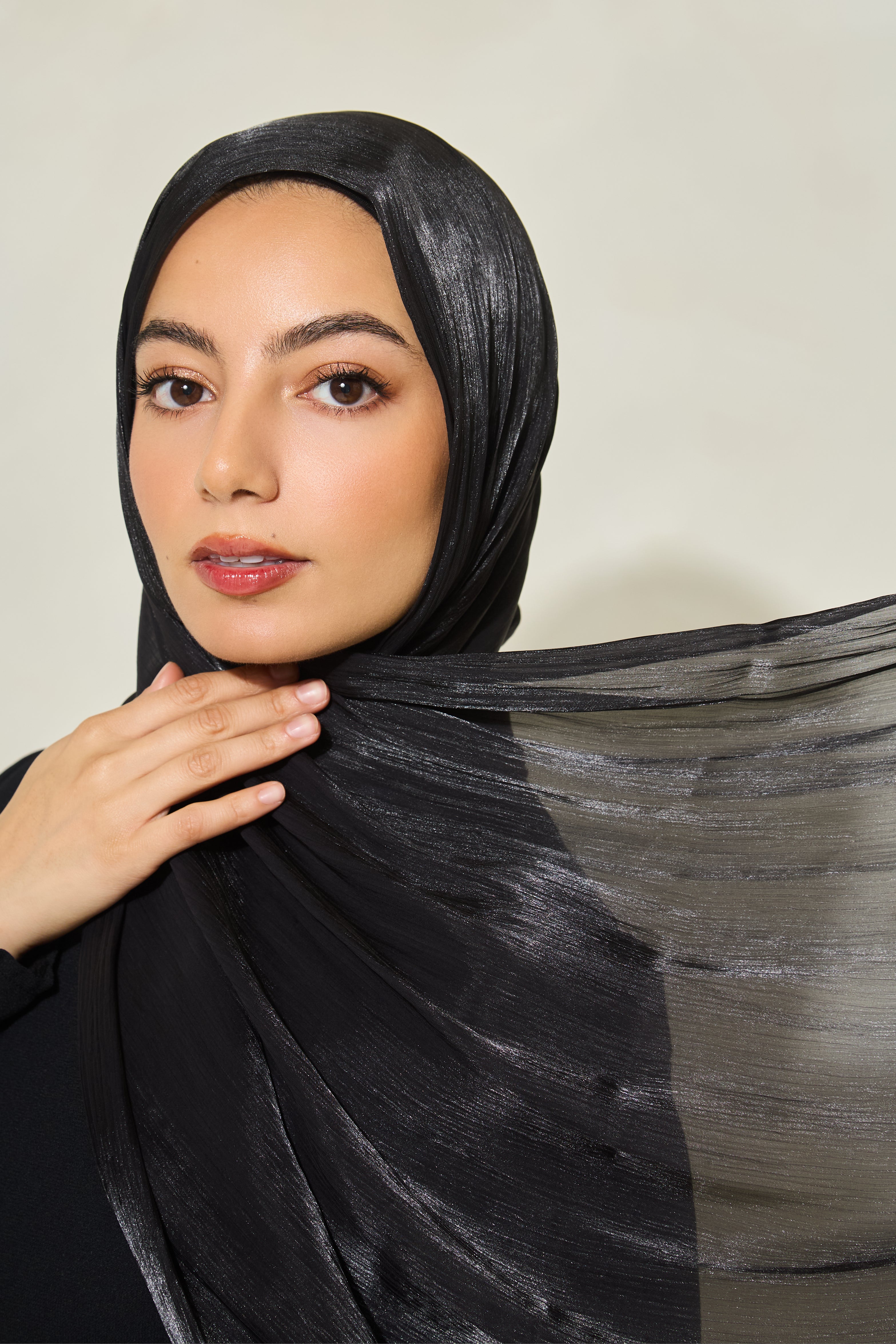 Organza Hijab - Black