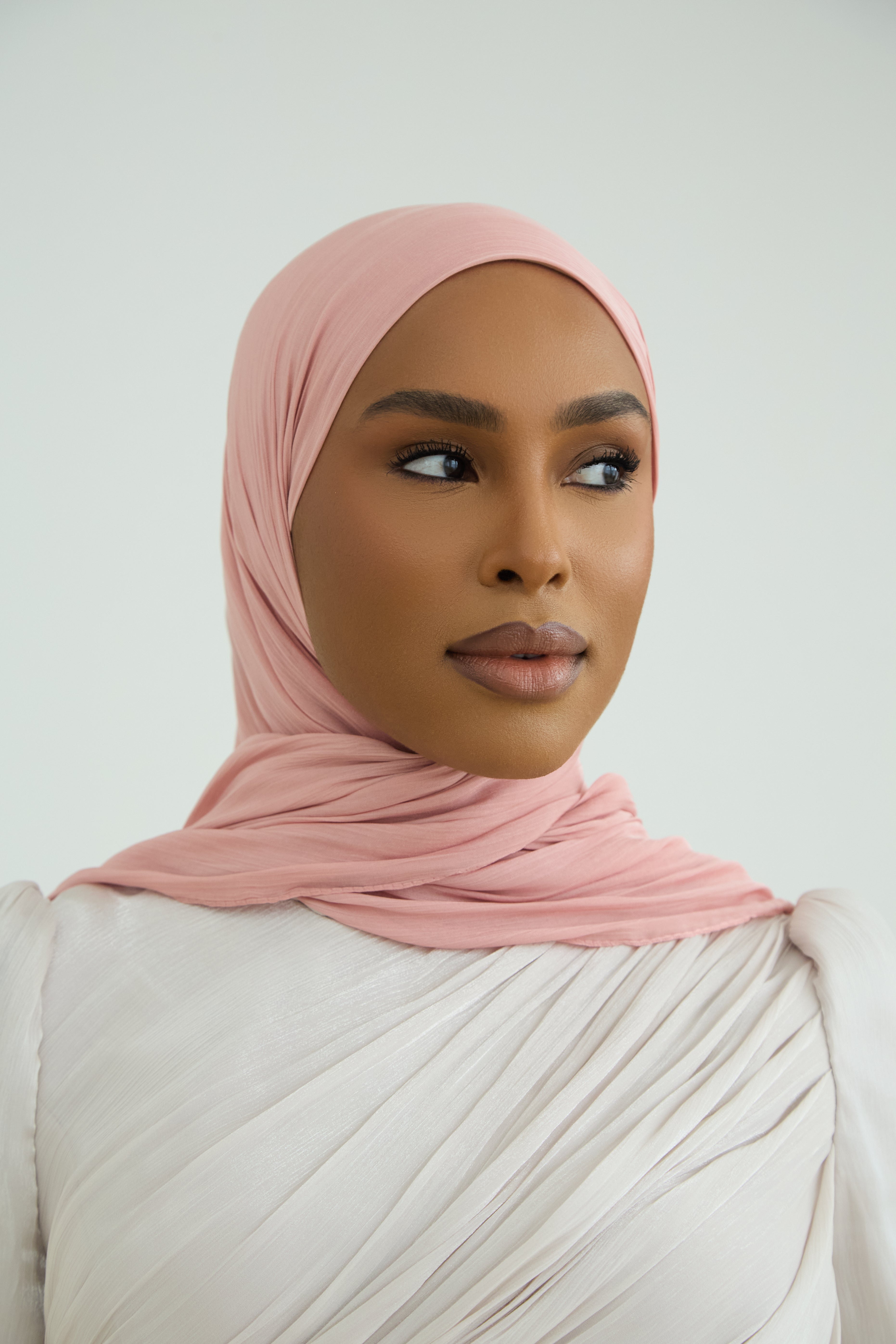 Organza Hijab - Salmon